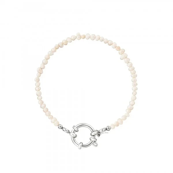 WHITE ZILVER - ARMBAND