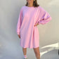 SWEATERDRESS PINK