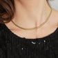 necklace flat with print