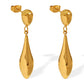 EARRINGS DROPLET GOLD