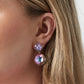 DIAMANT EARRING LILA