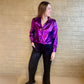 BLOUSE METALLIC PURPLE
