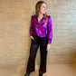 BLOUSE METALLIC PURPLE