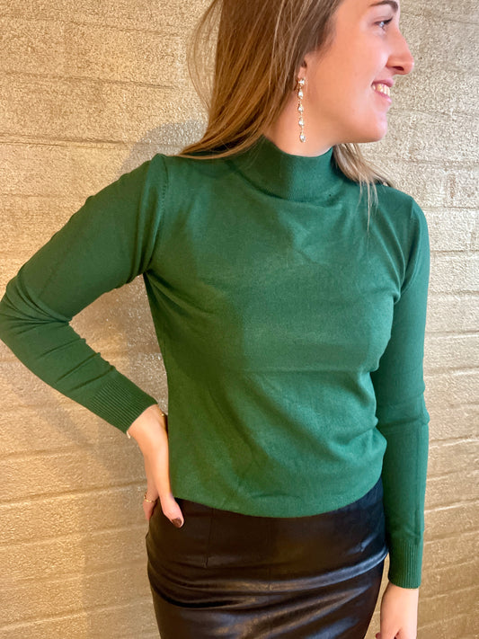 TURTLE PULL CASHMERE GREEN