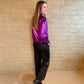 BLOUSE METALLIC PURPLE