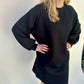 SWEATERDRESS BLACK