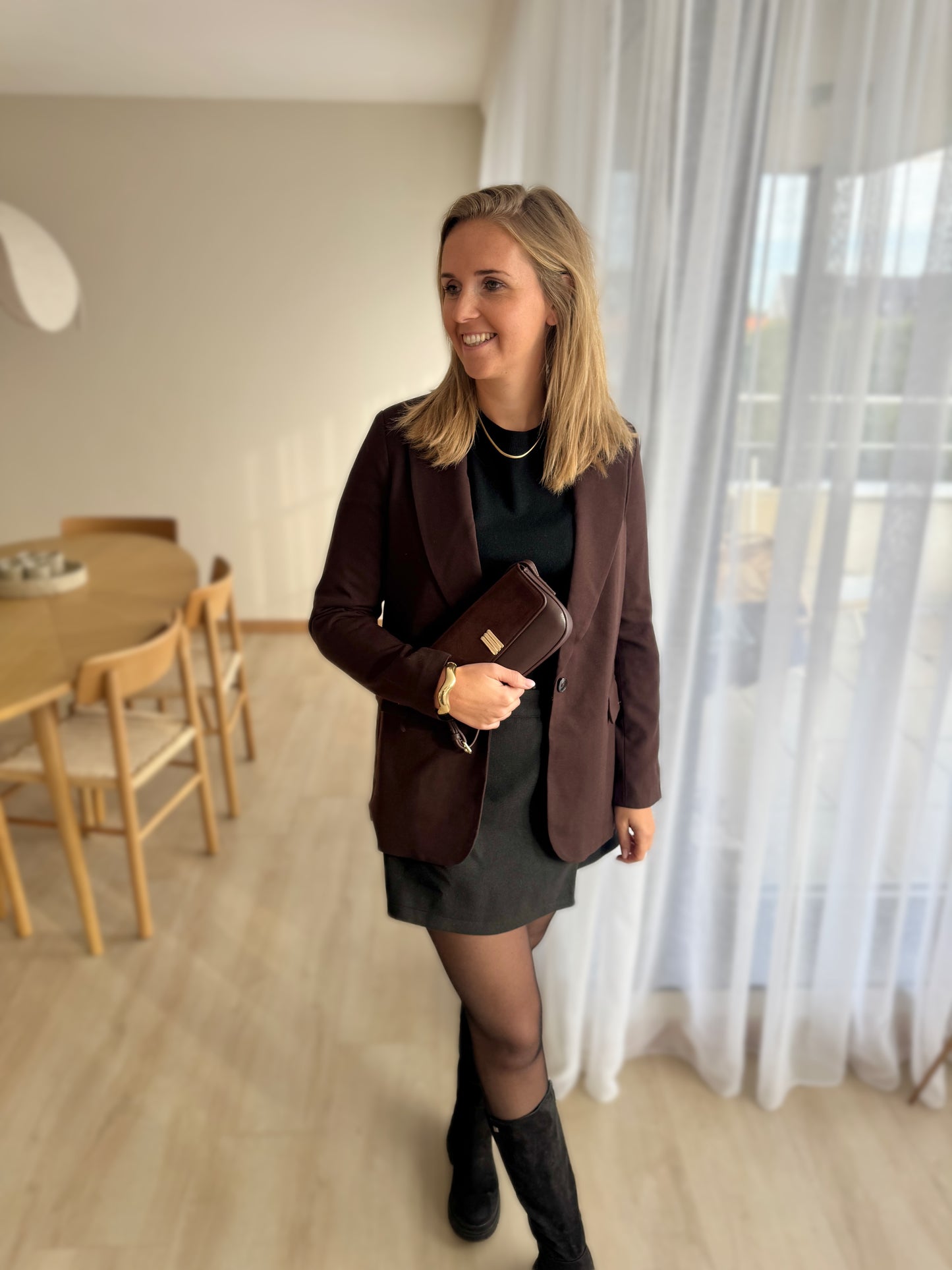 HANDBAG LIV BORDEAUX