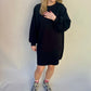 SWEATERDRESS BLACK