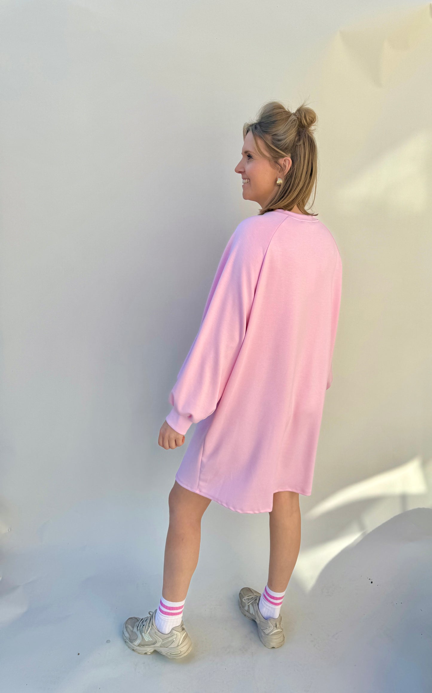 SWEATERDRESS PINK