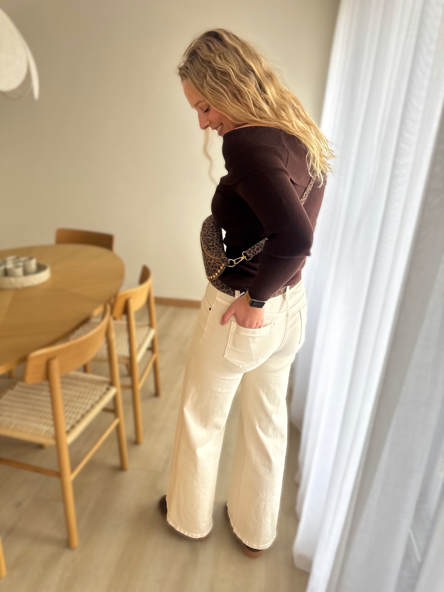 JEANS EMILIA OFF WHITE