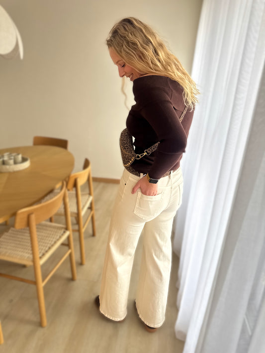 JEANS EMILIA OFF WHITE