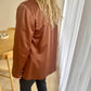 BLAZER SATIN CAMEL