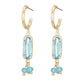 Earring stone blue