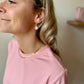Earring stone pink