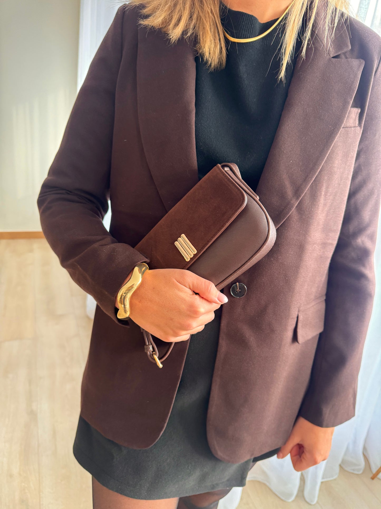 HANDBAG LIV BORDEAUX