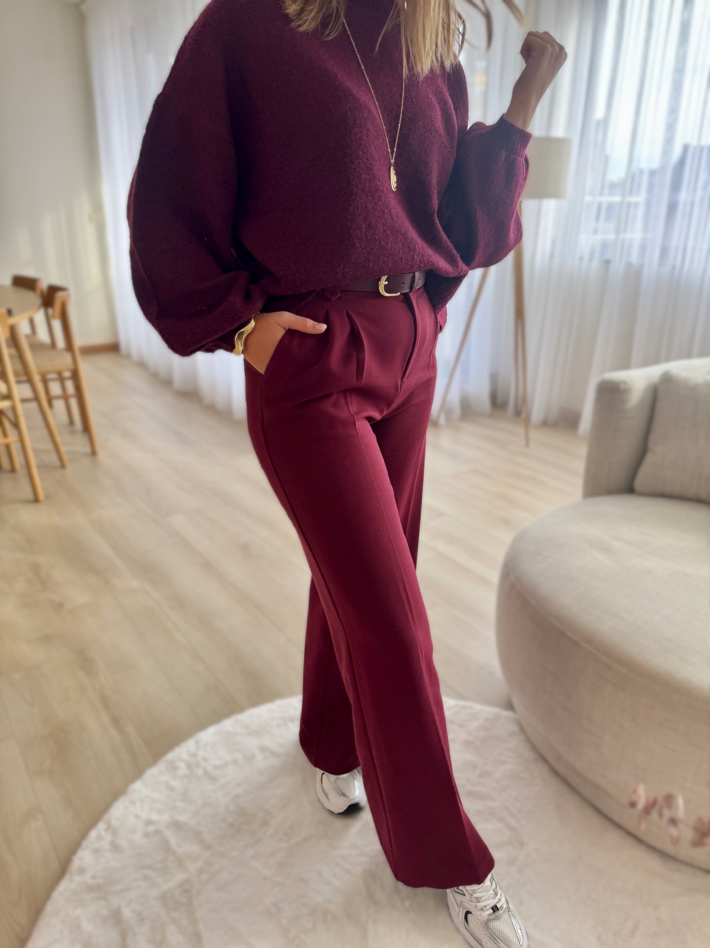 PANTS BORDEAUX