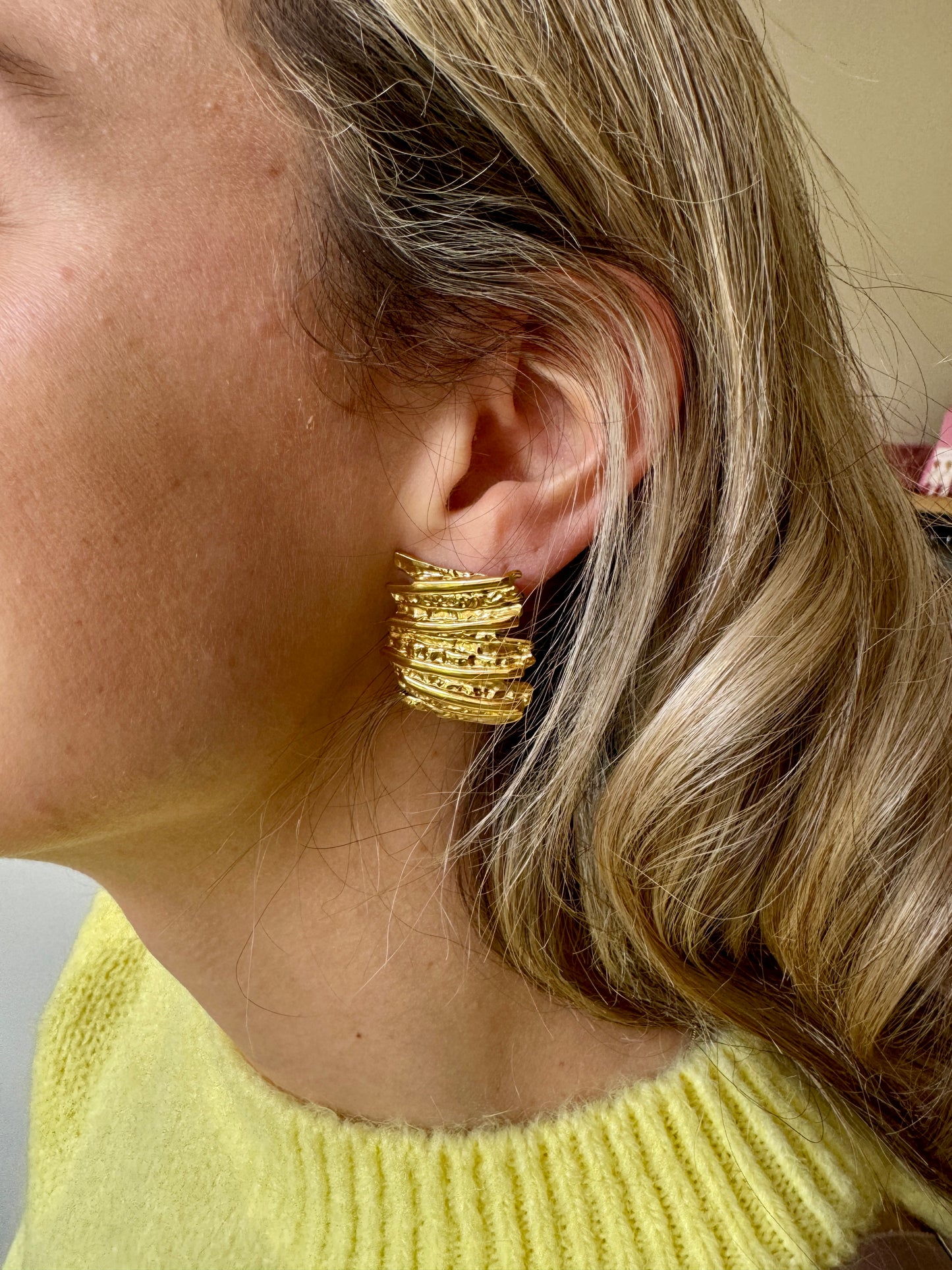 Earrings tough babe