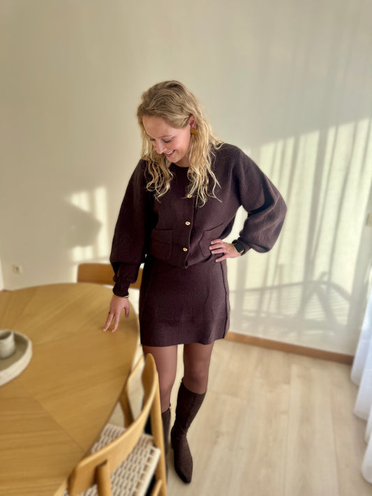 FILIS SET CHOCOLATE BROWN