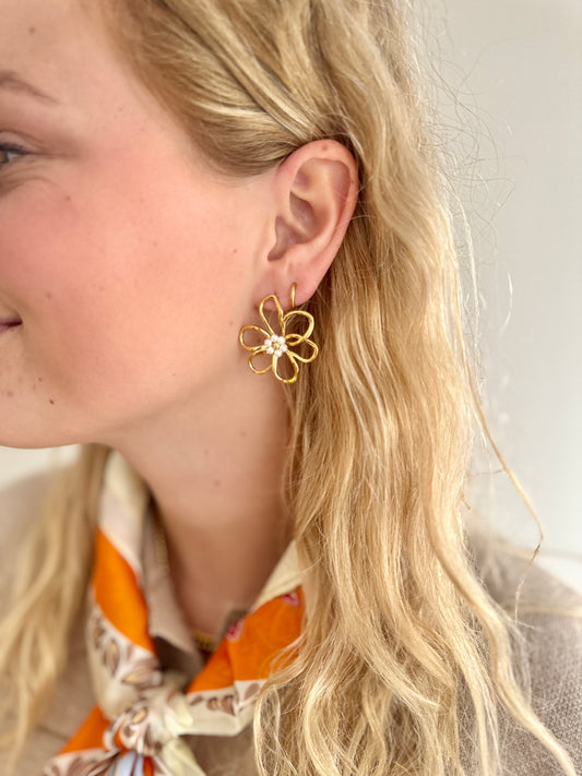 Earrings flower