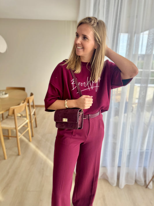 HANDBAG LILI BORDEAUX