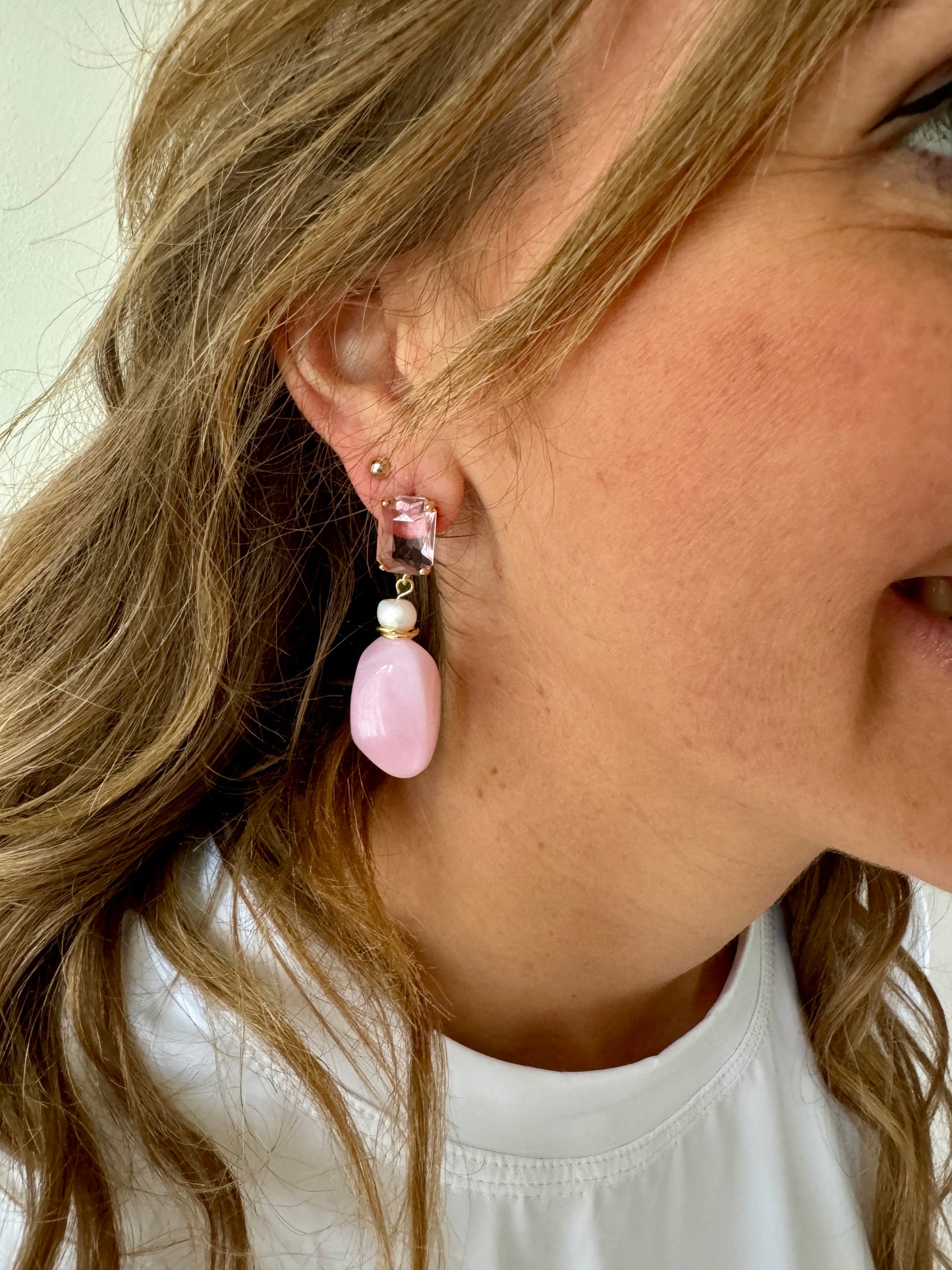 EARRING RIO PINK