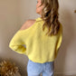 KNIT SGUSA YELLOW