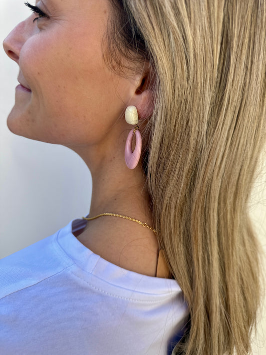 ZAINO EARRING PINK