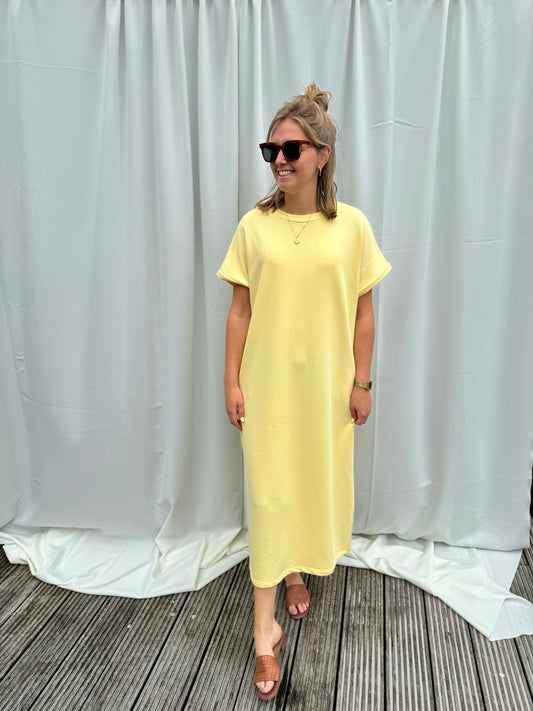 SWEATERDRESS YELLOW