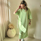 DRESS ADATTI GREEN