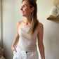 TOP OFF SHOULDER BEIGE