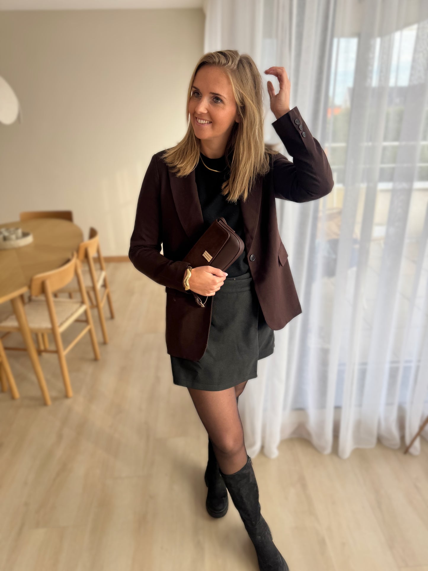 HANDBAG LIV BORDEAUX