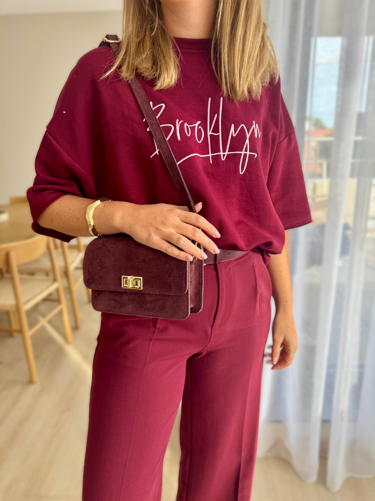 HANDBAG LILI BORDEAUX