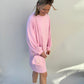 SWEATERDRESS PINK