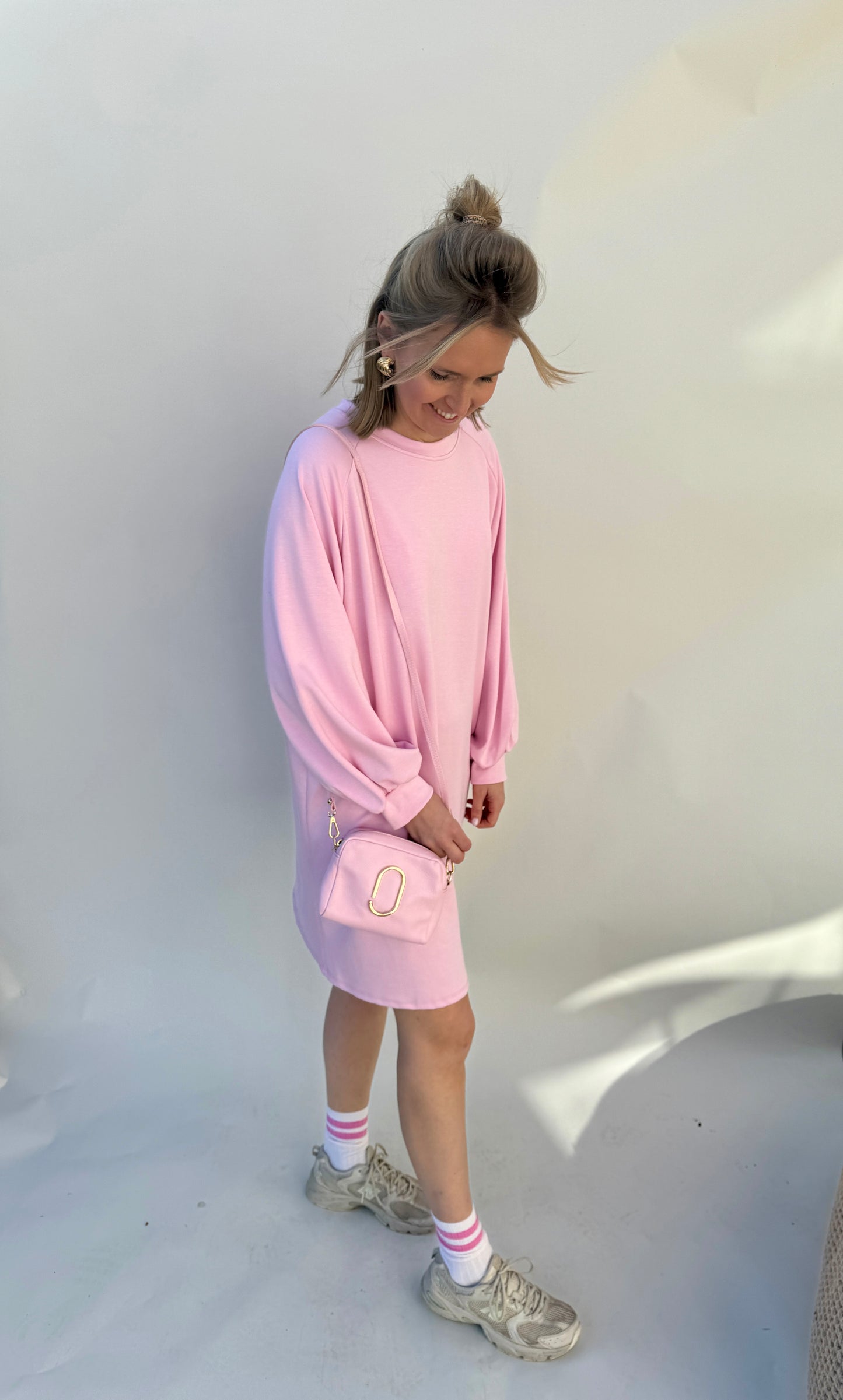 SWEATERDRESS PINK