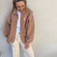 JACKET TEDDY BROWN