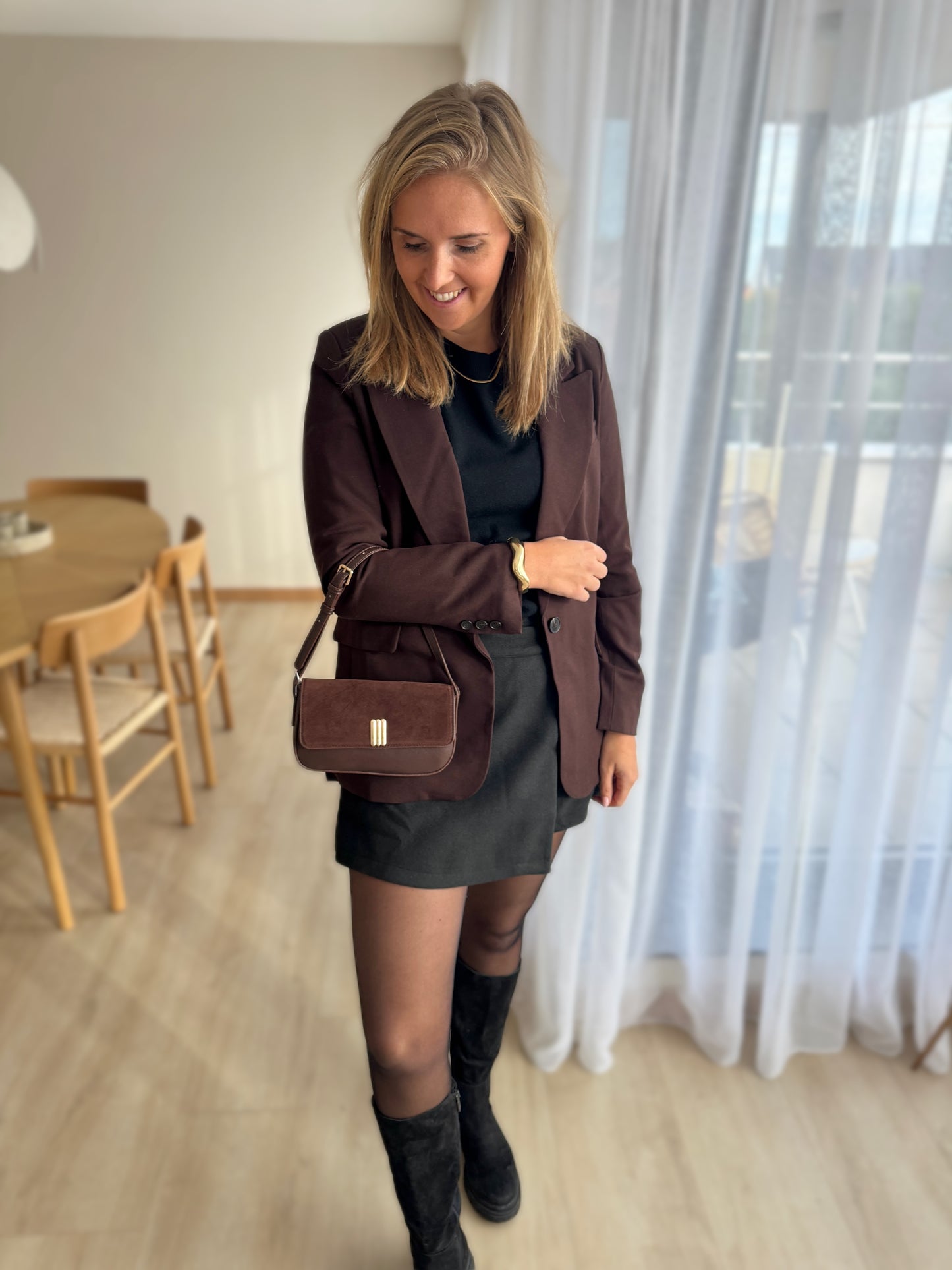 HANDBAG LIV BORDEAUX
