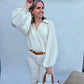 BLOUSE LIZA GOLD/WHITE