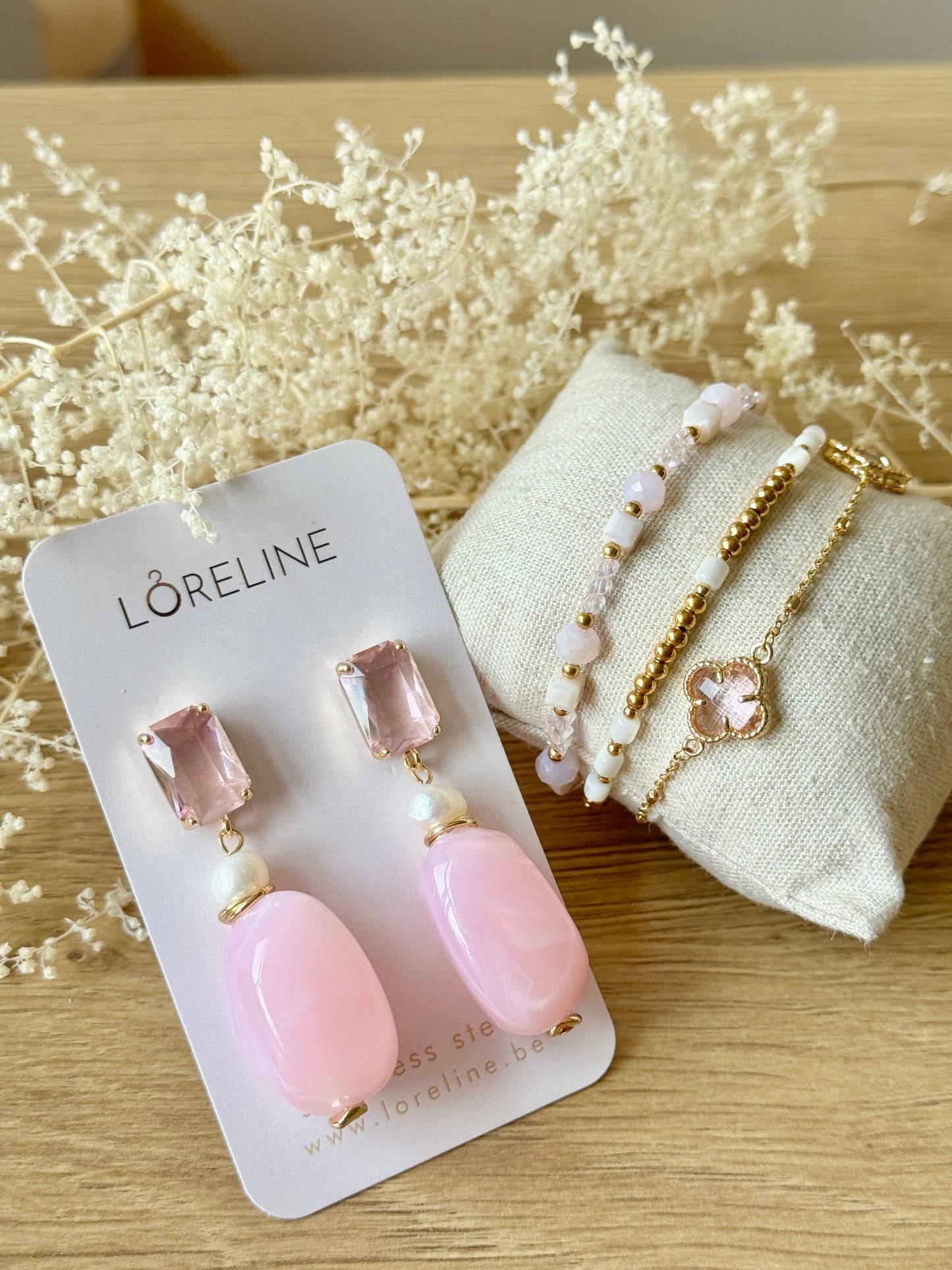 EARRING RIO PINK