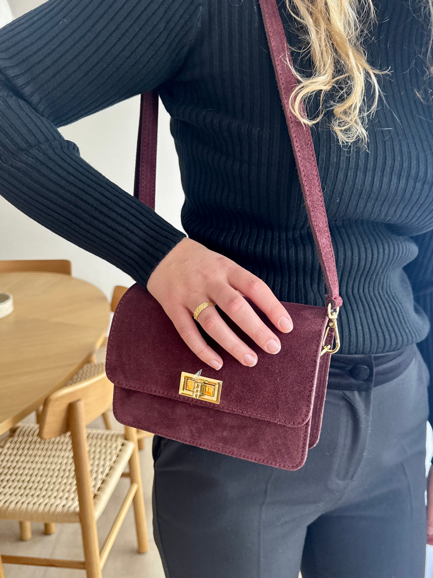 HANDBAG LILI BORDEAUX