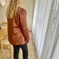 BLAZER SATIN CAMEL