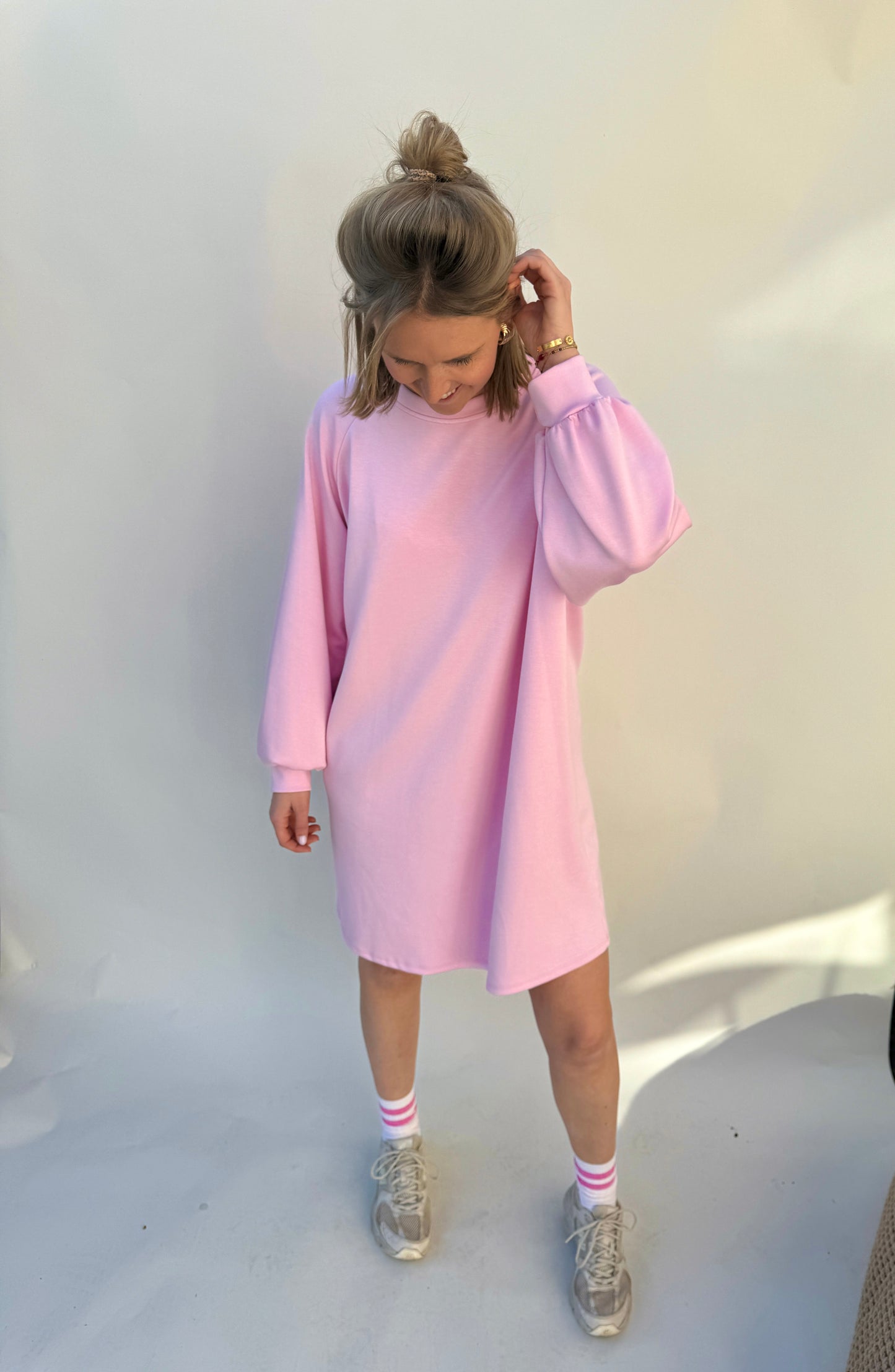 SWEATERDRESS PINK