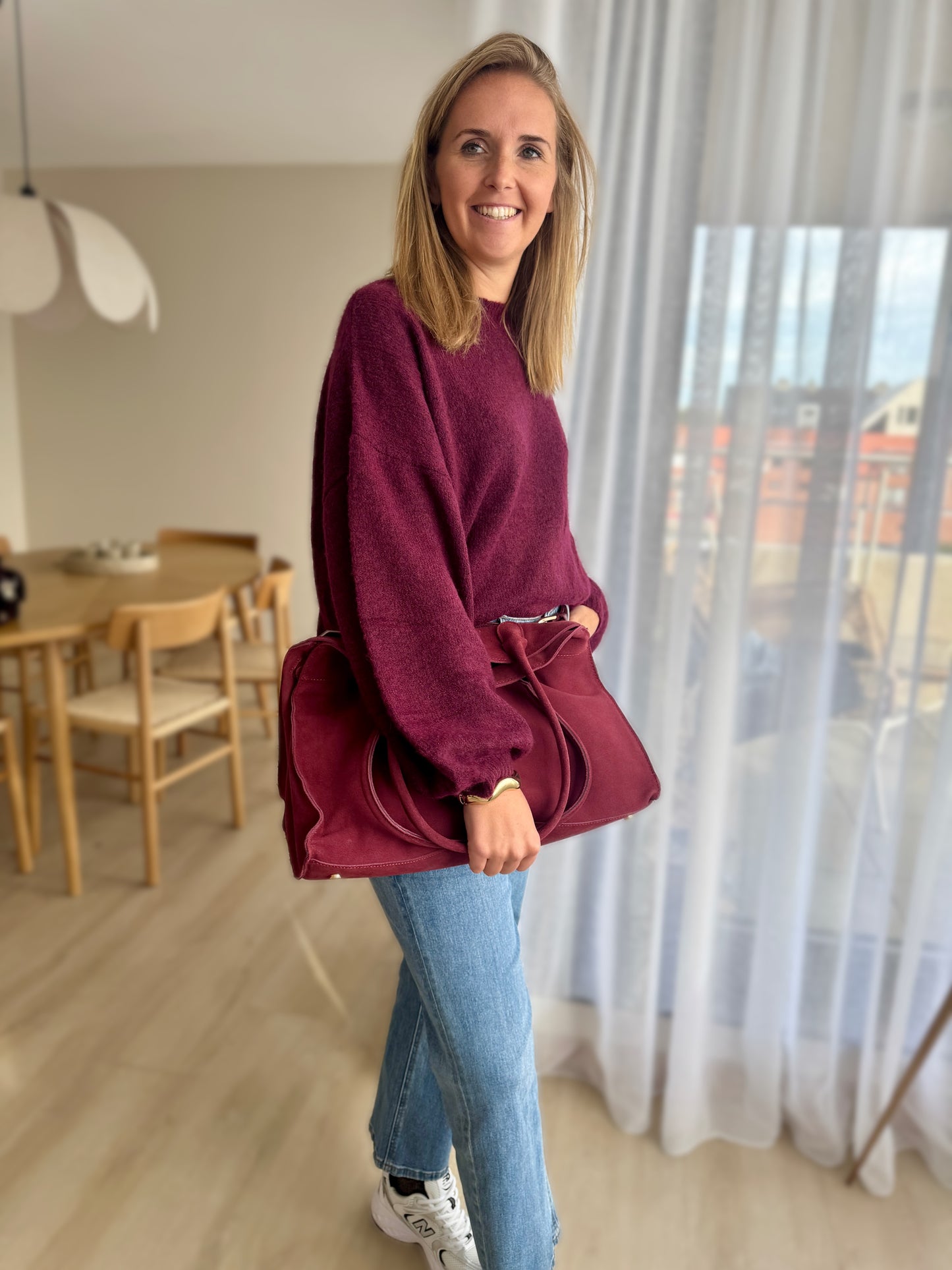 HANDBAG SUUS BORDEAUX