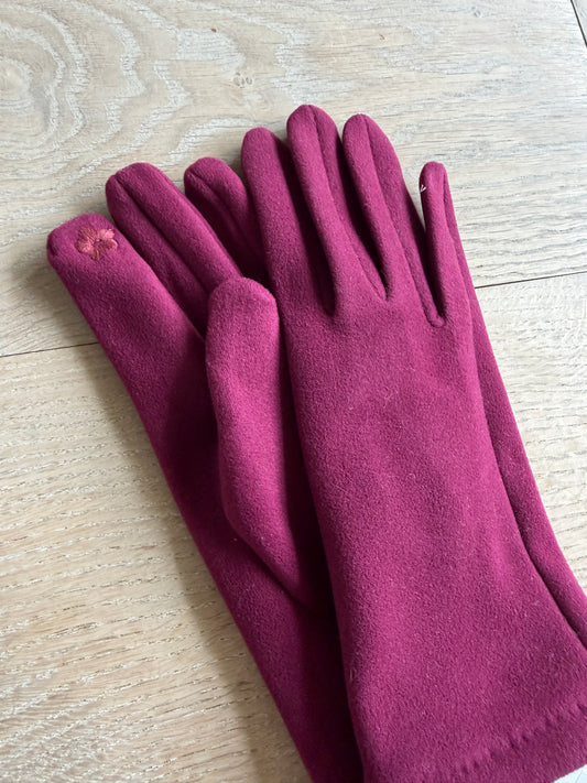 GLOVE BORDEAUX