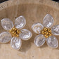 EARRINGS SHELL FLOWER