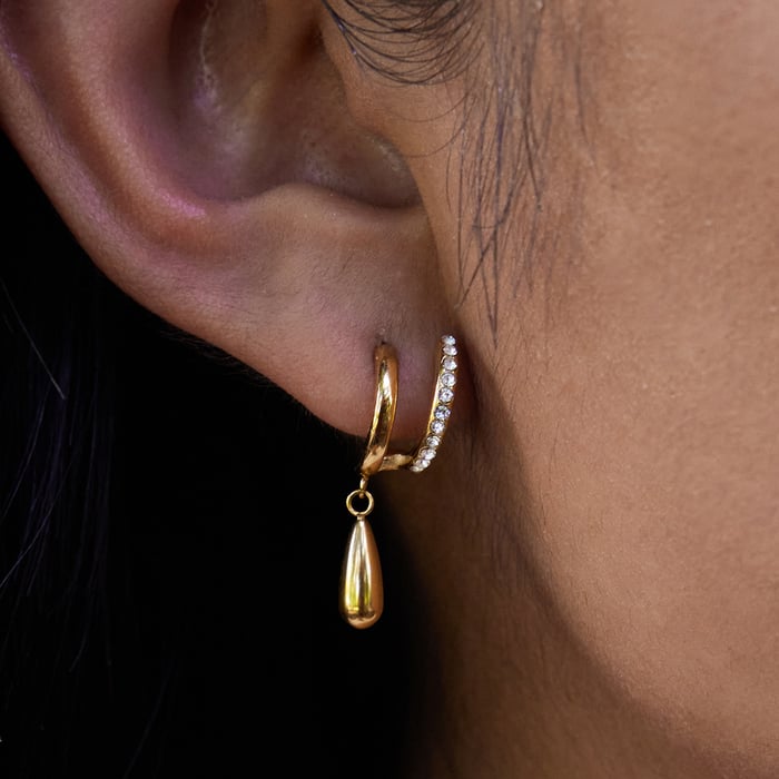 Earrings droplet