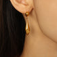 EARRINGS DROPLET GOLD