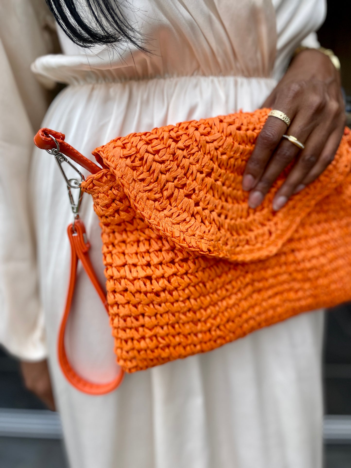 CLUTCH ORANGE BAG