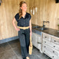 PANTS SATIJN BLACK