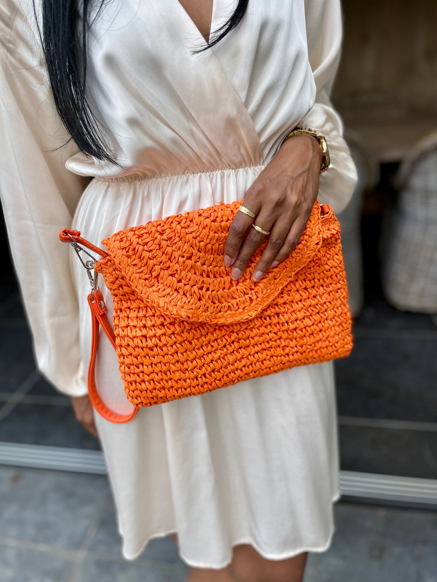 CLUTCH ORANGE BAG