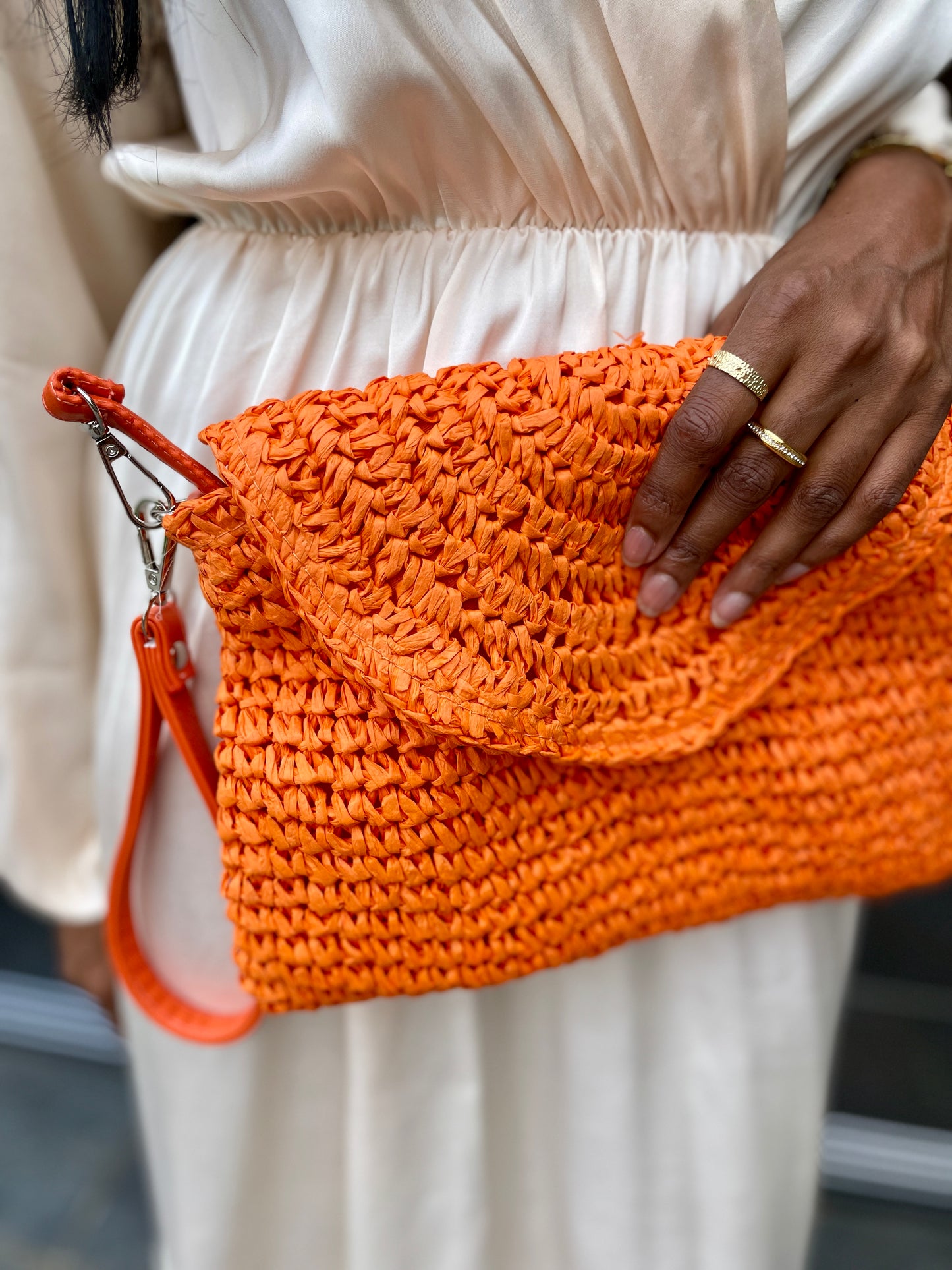 CLUTCH ORANGE BAG